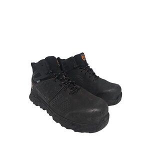 Timberland Men's Pro Ridgework Mid Comp Toe Safety Work Boots A1OP6 Black 8.5W